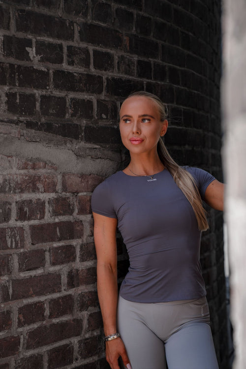 SKIM SOFT TOUCH TOP GREY - Vitchi Vilani