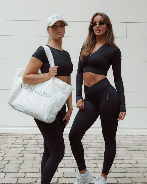 V - WAIST SCULPT TIGHTS BLACK - Vitchi Vilani
