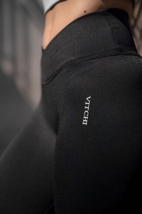 V - WAIST SCULPT TIGHTS BLACK - Vitchi Vilani