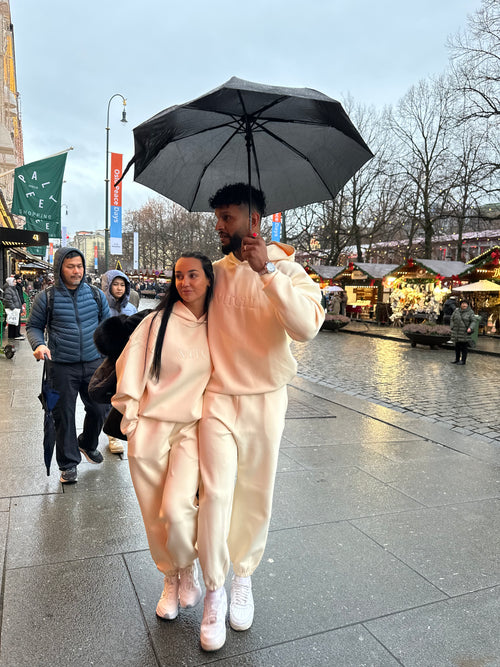 LUXE TRACKSUIT HOODIE OVERSIZED VANILLA (Men)